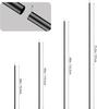 Adjustable tent support rod 2 sets (including storage bag)