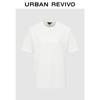 UR Herren Baumwoll-T-Shirt mit Buchstabenstickerei