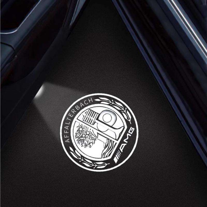 2/4Pcs Led Car Door Welcome Light Logo Projector For Mercedes Benz W212 W205 AMG ML W166 W176 W177 W213 W246 GLB GLC GLA GLS GLE