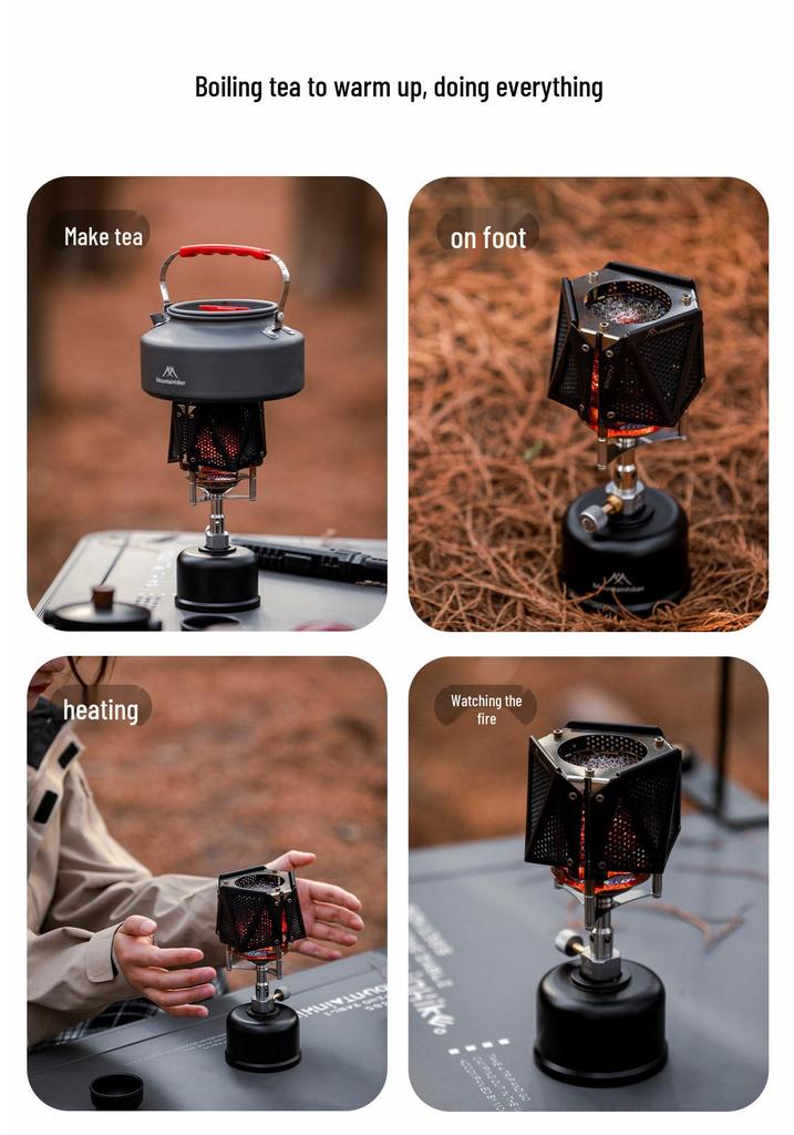 Portable Multifunctional Coffee Stove Cover for Camping & Indoor Warmth