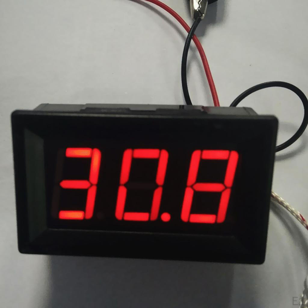 - Centigrade Digital Temperature Meter, LCD Display K-type Thermocouple, , 3 Colors to Choose