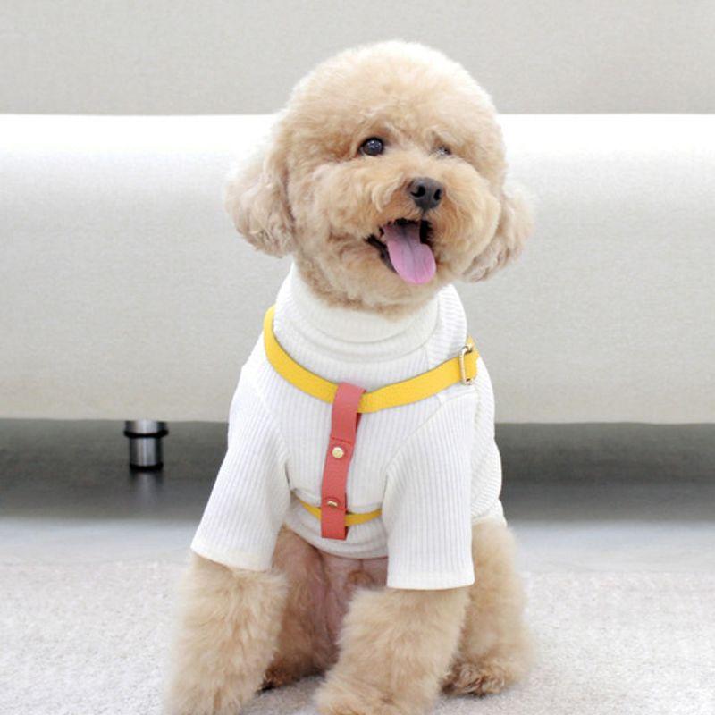 MAISON DE MIU Laufgeschirr Gelb/Koralle