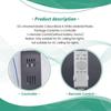 Kit de Control Remoto Universal para Ventilador de Techo Bajo Voltaje 40w DC Controladores Driver para Luz de Ventilador 6 Velocidades y Temporizador Remoto