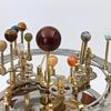 25.4 Cm Orrery, A Perfect Art To Display In Your Office or Room, Planets Made of Semi Precious Stones, A Hand Driven Model of Solar System