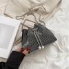 2022 Summer Mini Rhinestone Women's Bag Fashion Diamond-studded Blessing Bag Rhinestone Chain Messenger Bag