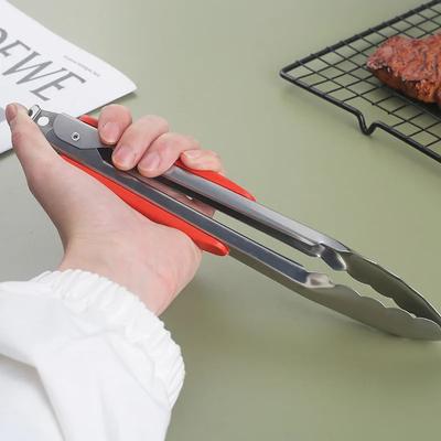 Stainless Steel Cooking Utensils Food Tongs Kitchens Accessories Pastry Folder Bbq Home Kitchen Anti-scalding Handle Clip Garden
