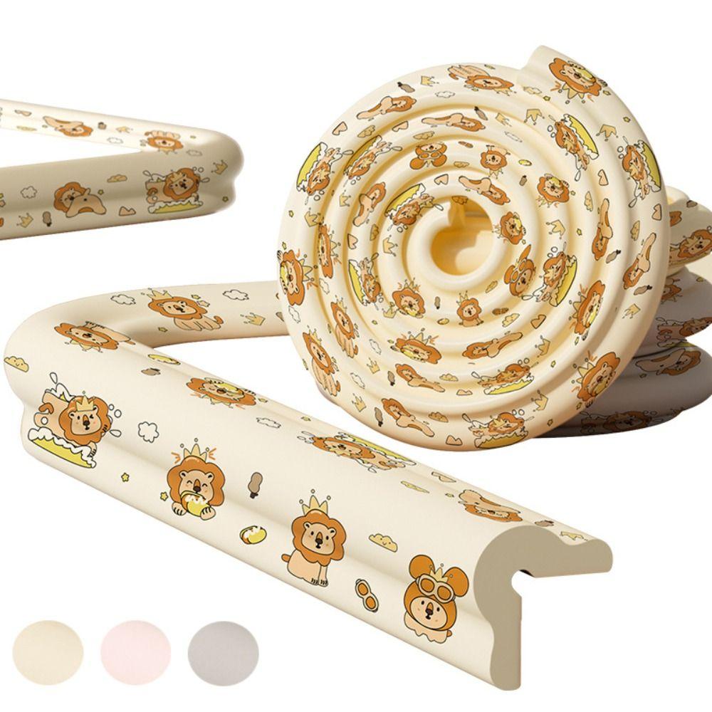 Cartoon Digital Pattern Desk Edge Guard Strip Baby Safety Foam Bumper  Children