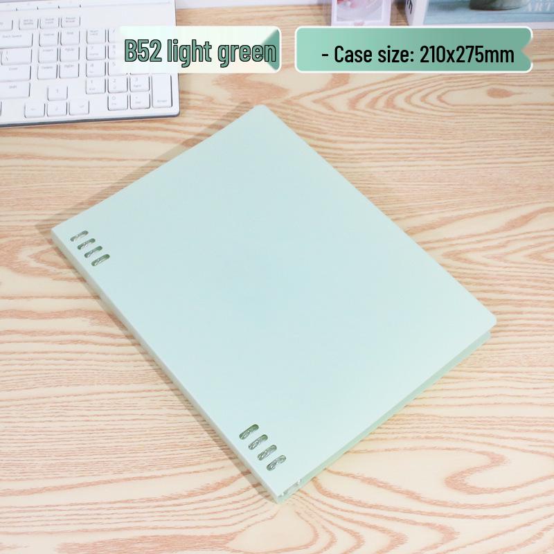 Gradient Non-Scratch Loose-Leaf Push-Pull Binder - B5/A5 Coil Notebook