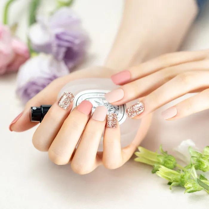 MEGA K TIPS - Pink Romance 30tips + Double-sided Tape for Nail Tips