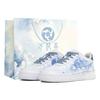Air Force 1 Wan Hua Nong, Bing Yu, Shopping Bag Abrasion Resistant Low Top Skateboard Shoes Unisex White Blue CW2288-111(Team113-S-BOX)