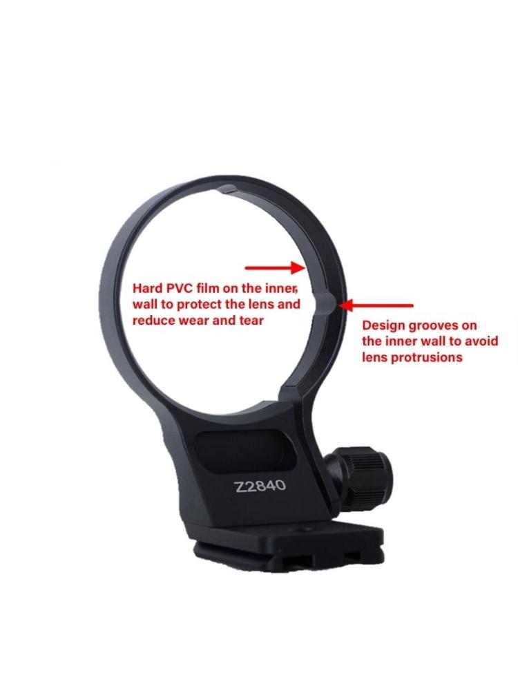 Colar de Montagem de Tripé IS-Z2840 para Lentes Z 28-400mm F4-8 VR e Z 70-180mm F2.8 para Fotografia Vertical