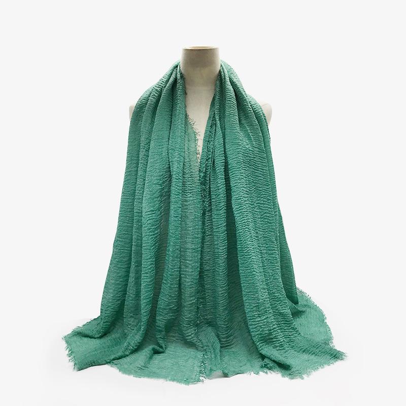 Women Cotton Linen Scarf Summer Girl Solid Color Sunscreen Thin Scarves Soft Shawl Foulard Viscose Spring Female Wrap Shawls New