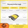 Durable Road Crossing Cable Protector: Anti-Crush Rubber Trunking Cover for Floor Protection