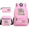 ONE PIECE heat transfer schoolbag primary school student printed backpack large capacity backpack backpack pencil case