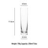 Zhishi Crystal Glass Straight Cocktail Mojito Glasses