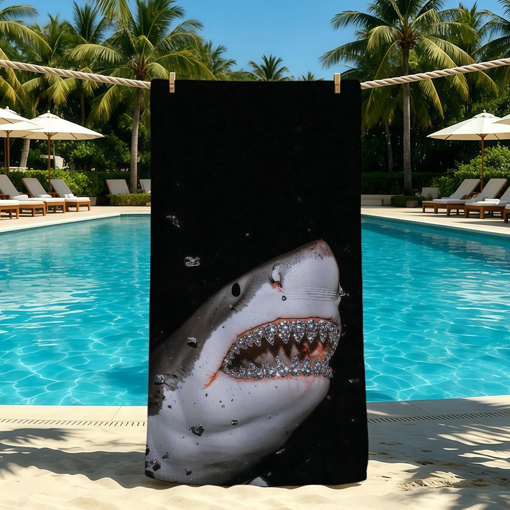 Animal Cool Diamond Towel For Outdoor Camping Beach Towel Super Absorbent Quick-Drying Summer Towel