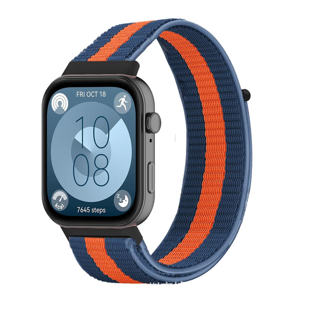 Nylon Strap For Huawei Watch Fit 4/4 Pro/3 Woven Sport Band for Huawei Watch Fit 4 Strap Smartwatch Wristband Bracelet Watchband