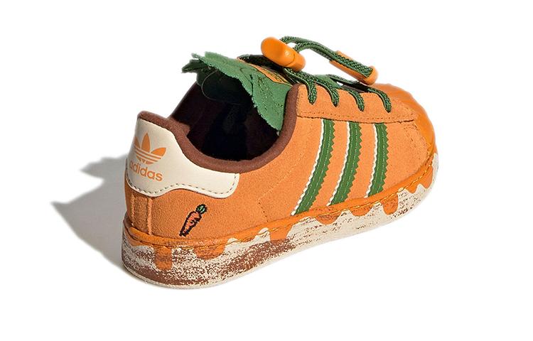Melting Sadness X Adidas Originals SUPERSTAR 360 Comfortable Abrasion Resistant Low Top Skateboard Shoes Earth Yellow GX3961