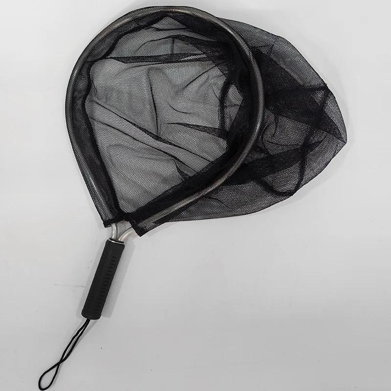 Hot Sale Fishing Accessories Fly Fishing Goods Landing Net with Corrosion Resistant Handle Knotless Mesh Gift for Friends Family