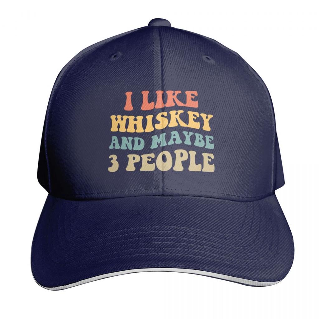 I Like Whiskey And Maybe  People II Baseball Cap GentleUnisex Hat Luxury Unisex Cap Hat Unisex Luxury Winter Hat Womens  Unisexs