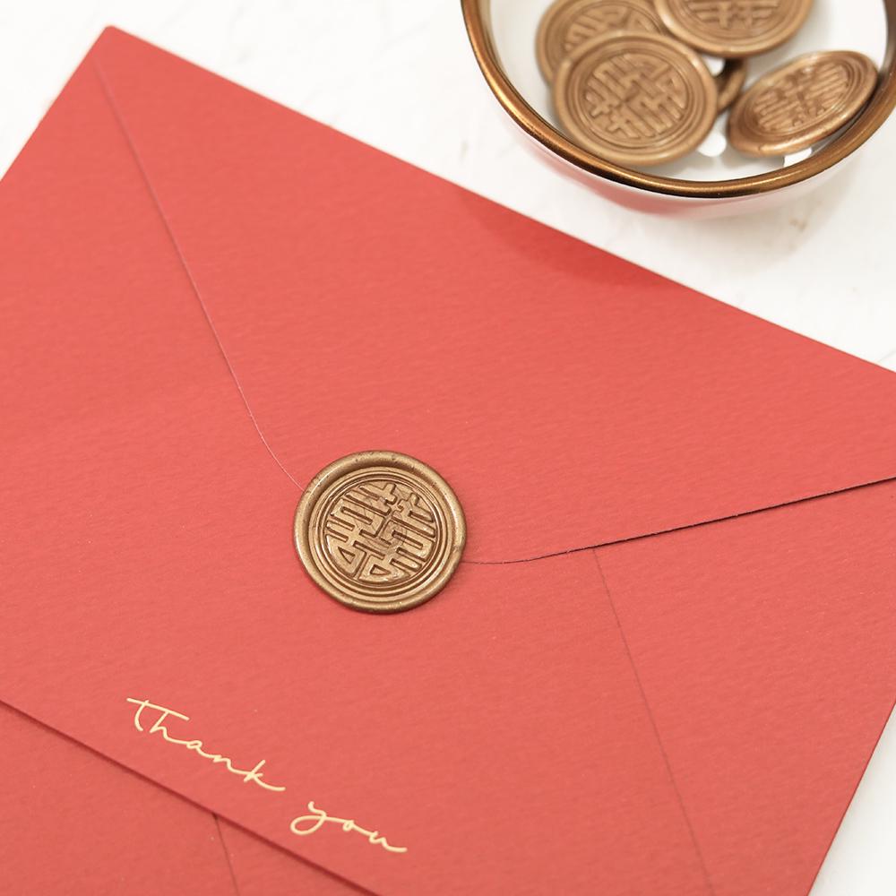 Wax Seal Stickers for Wedding Invitations and Envelopes