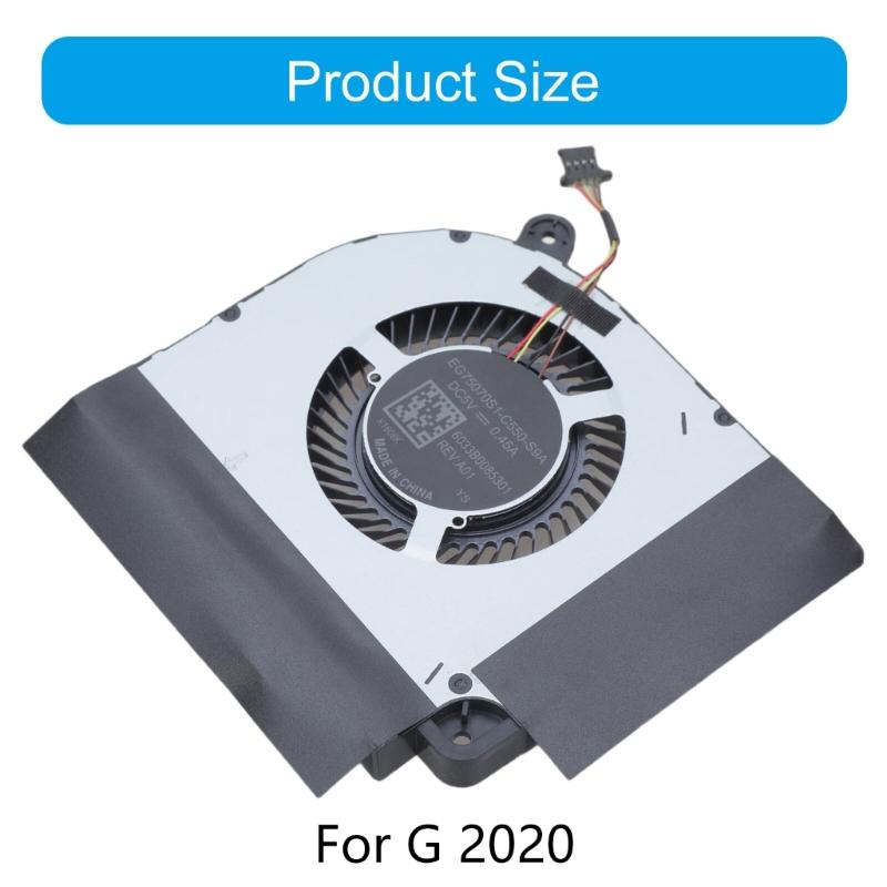 Fan Cooling Fan High Efficiency Laptop Heat Dissipation CPU GPU Fan For G 2020 TM1945 XMG2003-AJ XMG2003AL