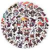 50 Pieces of Cute Pirate Skeleton Series Graffiti Stickers for DIY Stationery, Water Cups, and Computer Decoration