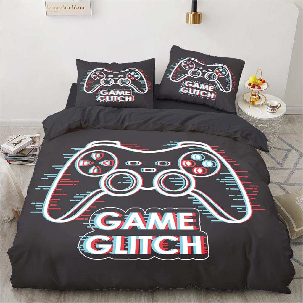 3D Printed Game Series Duvet Cover King Twin Queen Double Size Kit Pillowcase  New Wholesale Colorful Bedspread