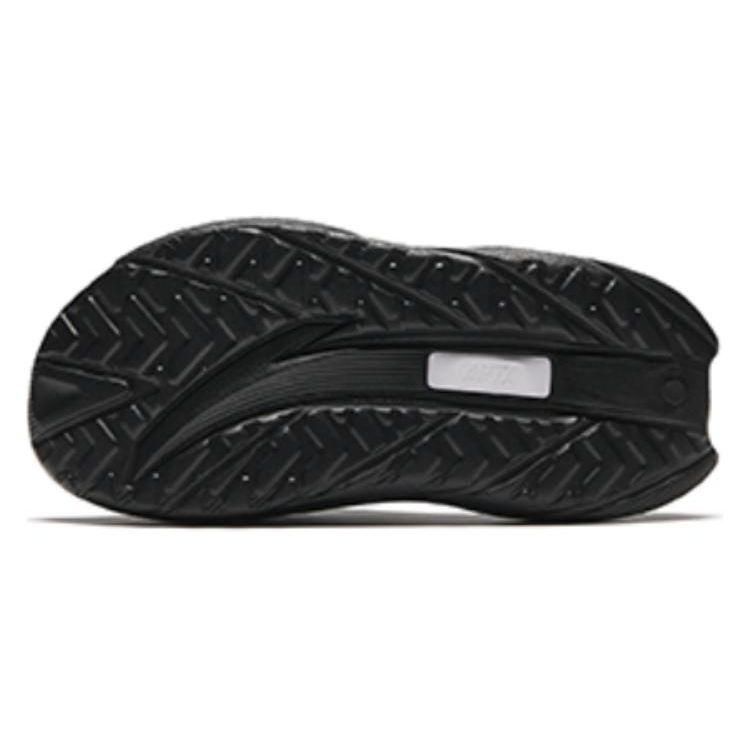 Anta Comfortable Anti-Slip Slide Sandals Men Footwear Black White 112438521-4