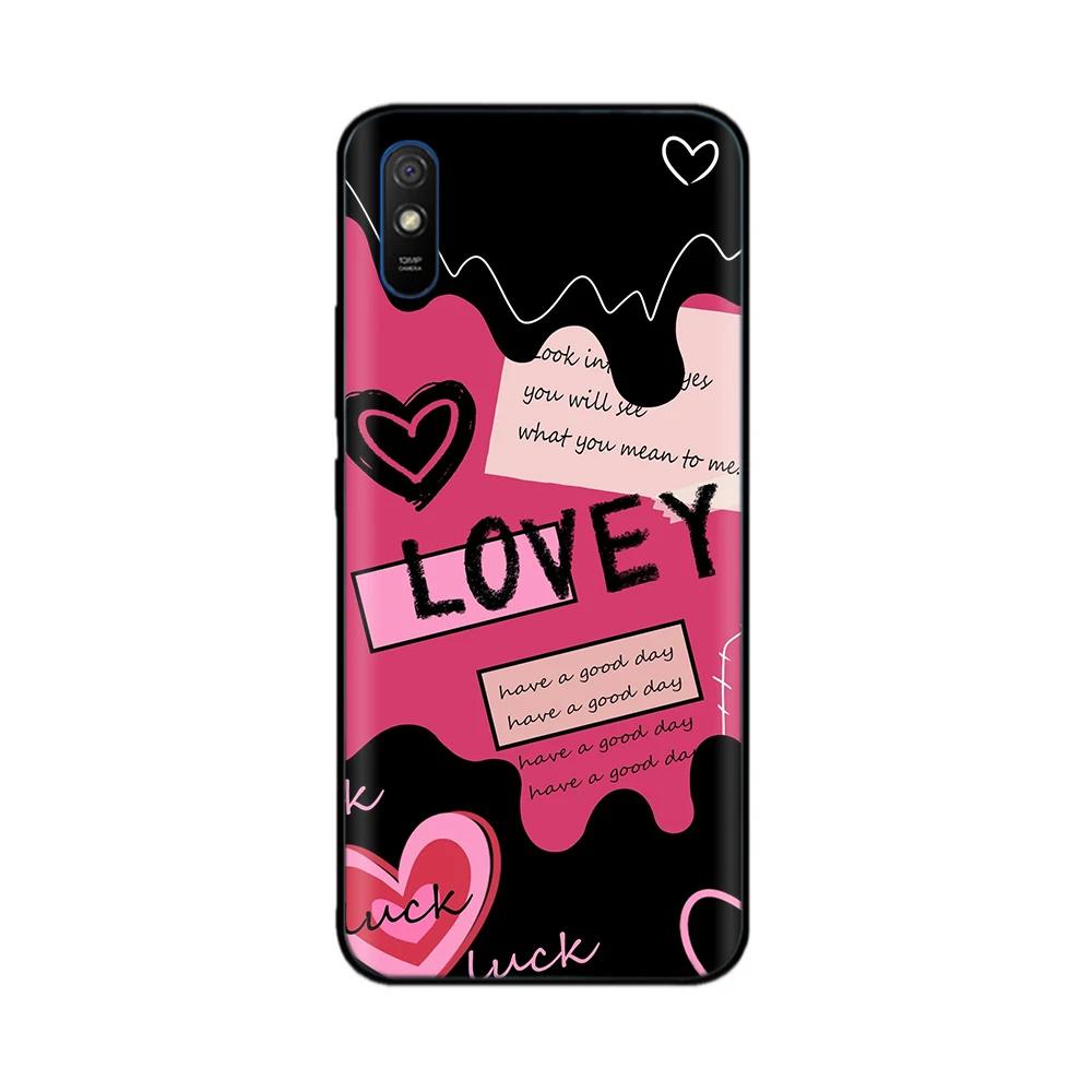 Funda de Teléfono Para Redmi 9A Funda Suave Lisa Silicona Líquida Cubierta Trasera Para Xiaomi Redmi 9A Fundas Cubiertas Para Redmi 9A 9AT Fundas Capa