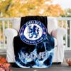 Customizable Football Throw Blanket – Personalized Name, All-Season Cozy Snug Blanket, Machine Washable, Personalized Blanket