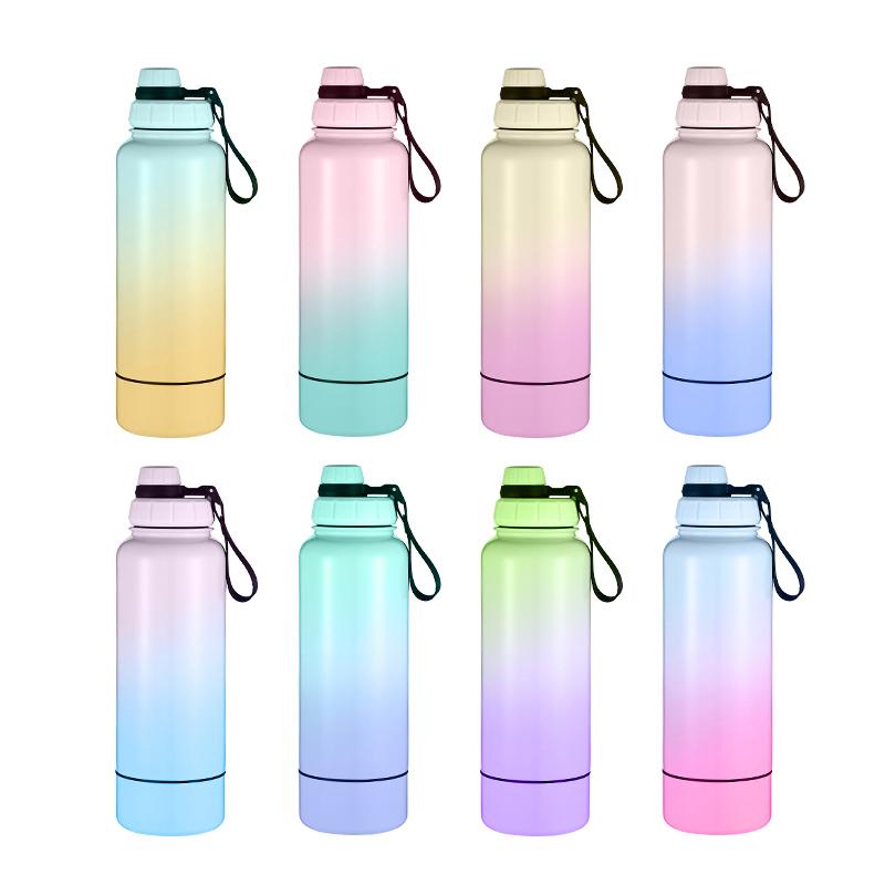 2025 Everich Water Bottle with Lid Are Available with Food Container and Bottle Brush Custom logo Custom Pattern 32 oz