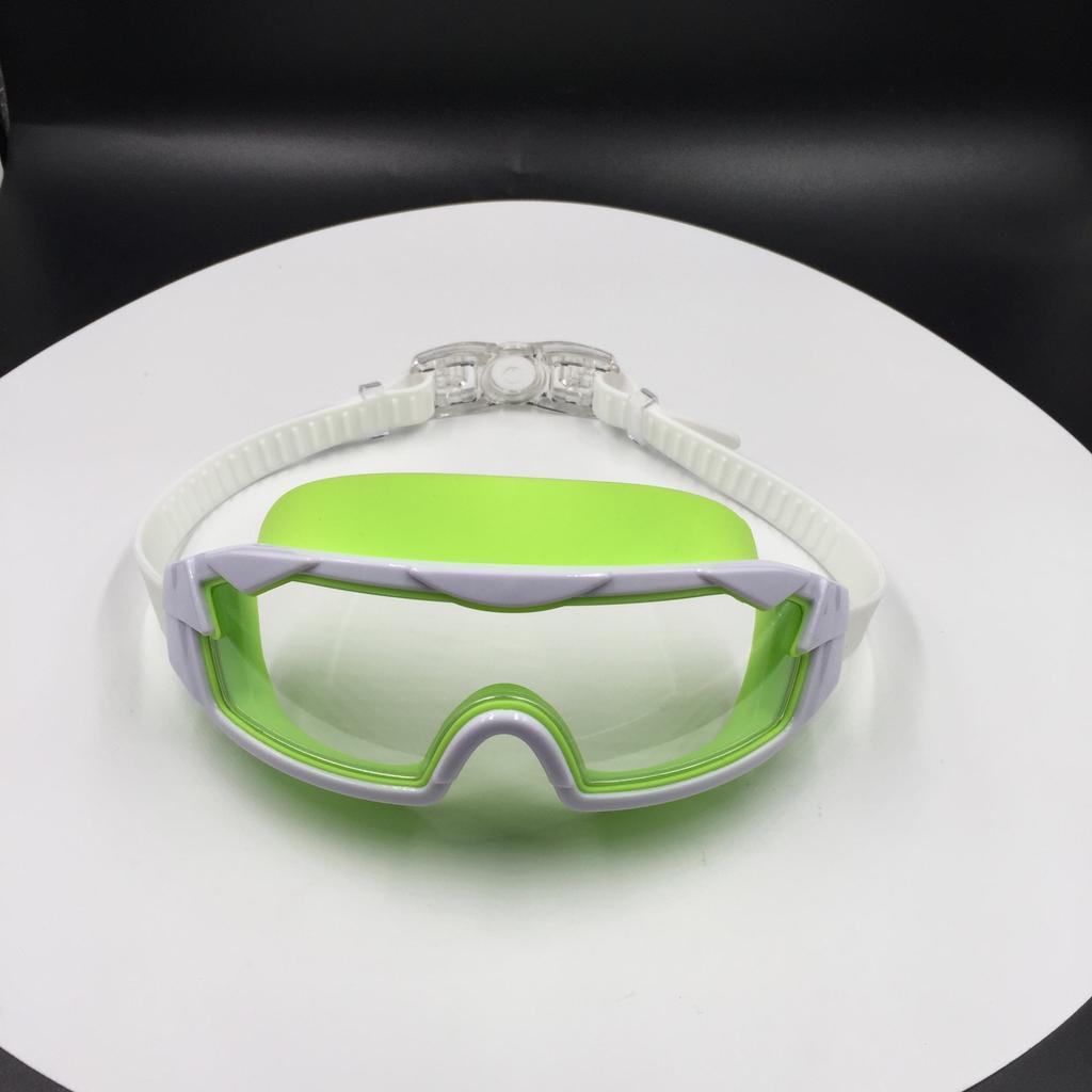 New children's swimming goggles Large-frame electroplated waterproof and anti-fog swimming goggles High-definition myopia protective swimming goggles