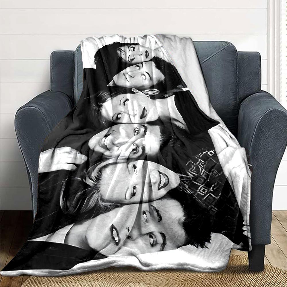 Group Portrait Expression Blanket Soft Throw Blanket For Home Bedroom Bed Sofa Travel Office Solid Christmas Blanket