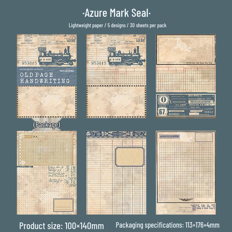 Retro Planner: Beautiful Day Collection – Vintage Pages Collage Series