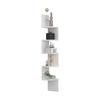 Wall-Mounted Multi-Layer Shelf: Corner Storage and Decoration for Bathroom, Bedroom, and Living Room.
