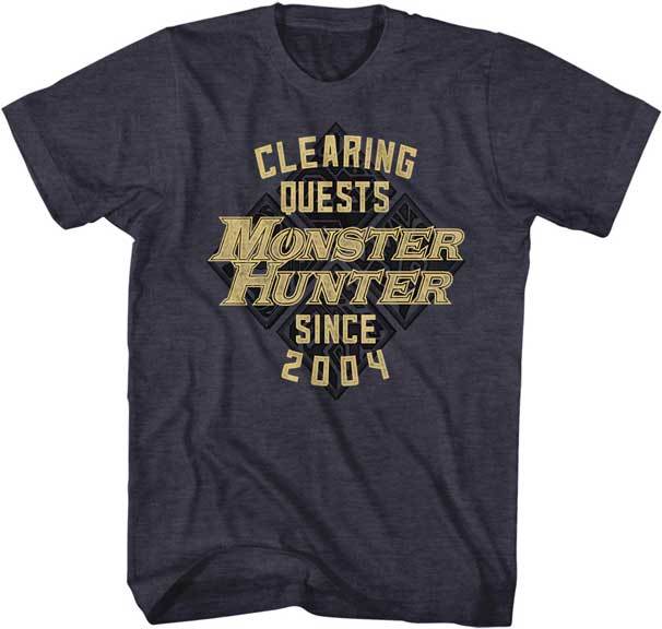 Monster Hunter Clearing Quest Since 2004 Capcom Video Game Men s T Shirt XL