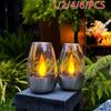 Solar Candle Wine Glass Lights Waterproof LED Garden Lawn Landscape Decoration
