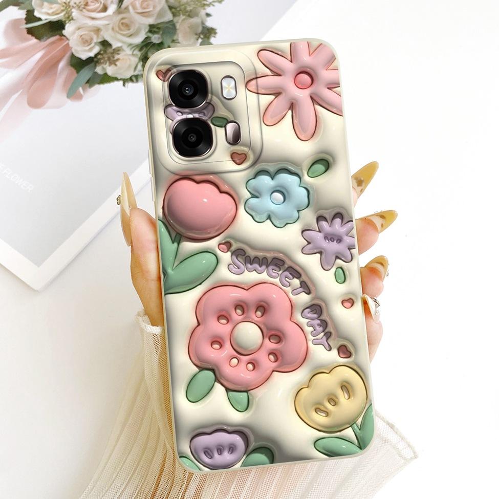 For Oppo A6s 4G CPH2815 Casing For Oppo A6s 5G CPH2789 Case Cover Luxury Fashion Cute Cartoon Funny Painted Silicone Phone Case