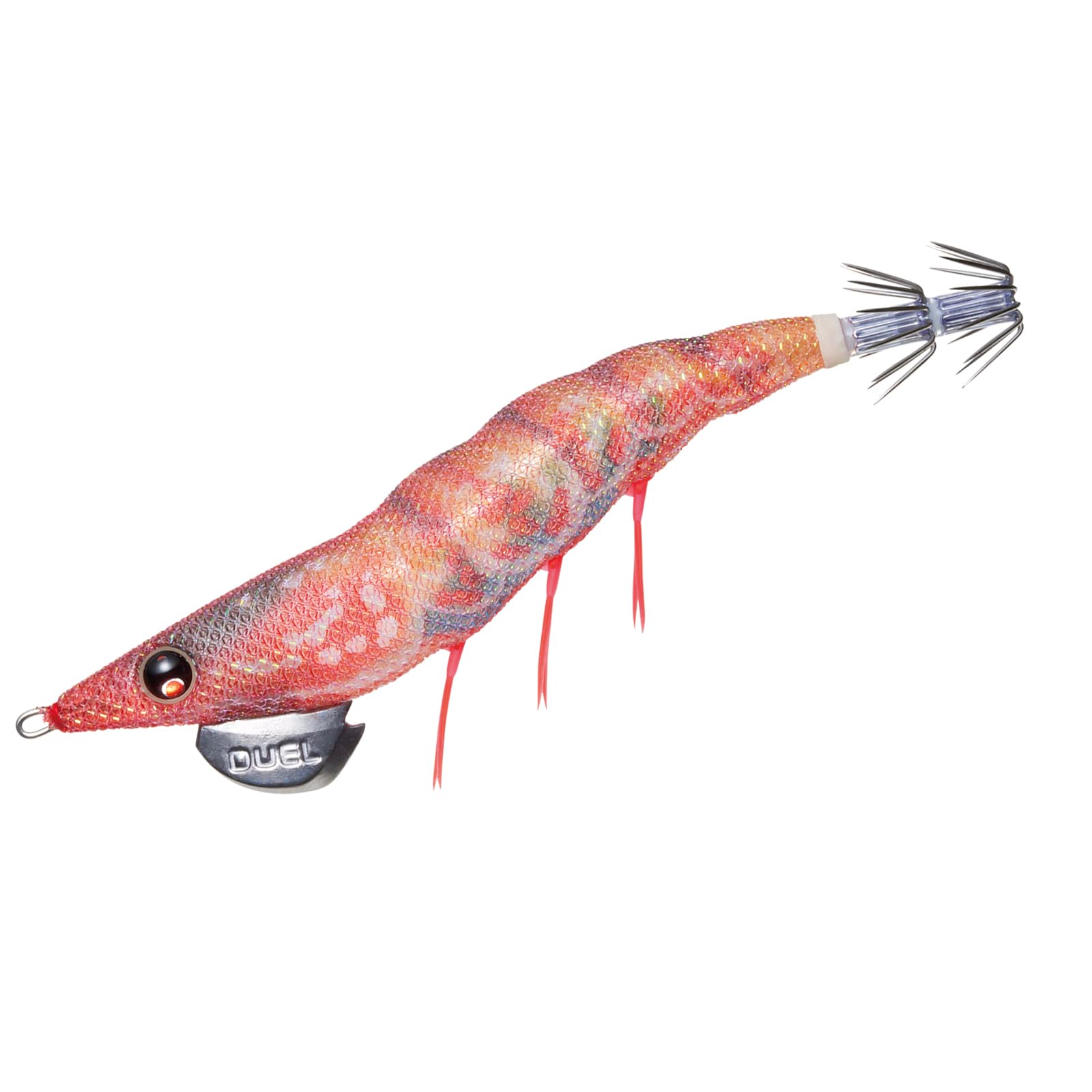 

DUEL Dart Master Squid Lure Luminous Real Button Shrimp EZ-Q (Size 2.5, Weight 10g) - (A1725-LRBE)