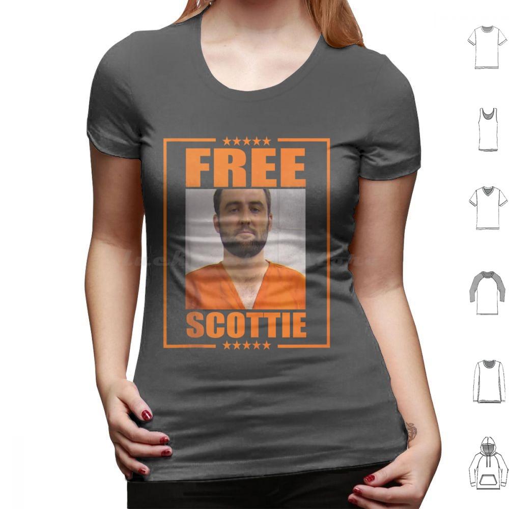 Free Scottie Mugshots T Shirt Cotton Men Women DIY Print Free Scottie Scottie Pga Valhalla Police Cops Scottie Scheffler Golf