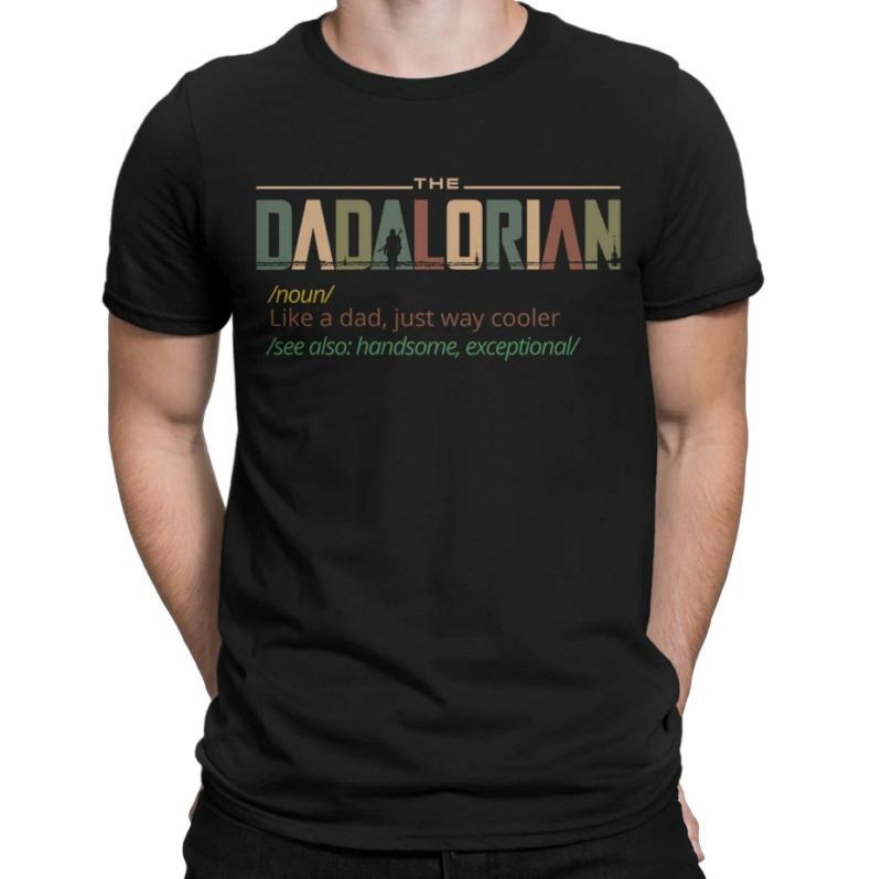 Buy Dadalorian T Shirt Funny Birthday 