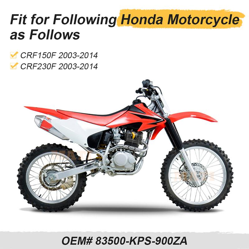 M MATI Right Side Cover Number Plate for Honda CRF150F CRF230F 2003-2014 83500-KPS-900ZA