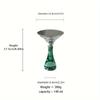 1pc Mushroom Design Cocktail Glass Clear Green Wine Glass Creative Champagne Glasses Drinking Cups For Bar Pub Club Restaurant Home Use Drinkware