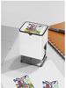 Stackable Four-Color Stamp with Automatic Pop-Up Lid, Clear Imprint, Customizable Patterns - Upgraded Design.
