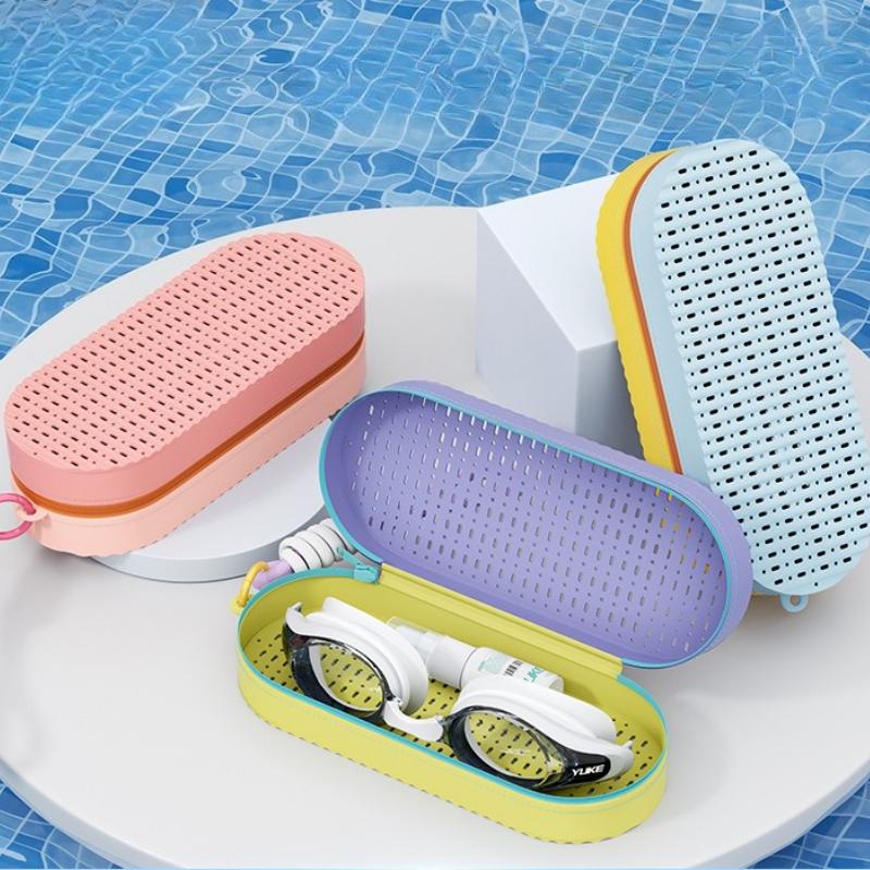 Silicone Swimming Goggles Box Anti-drop Breathable and Scratch-proof Protective Glasses Storage Box