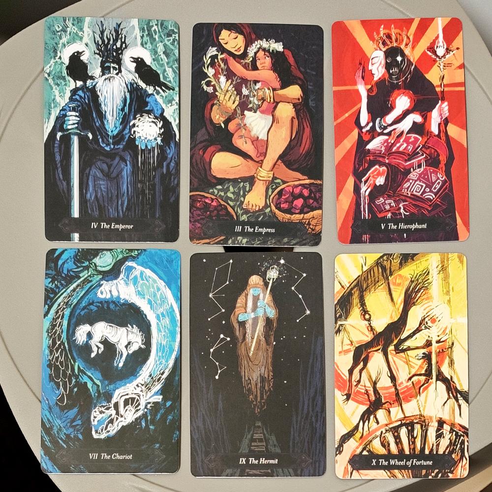 10,3*6cm Lubanko Tarot Deck 80 Surreale & Queer-Inklusive Karten mit 3 Liebenden Karten Taucht Ein in Eine Üppige Welt