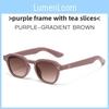 Vintage Round Frame Sunglasses With Uv400 Protection For Fashionable Outings And Travel