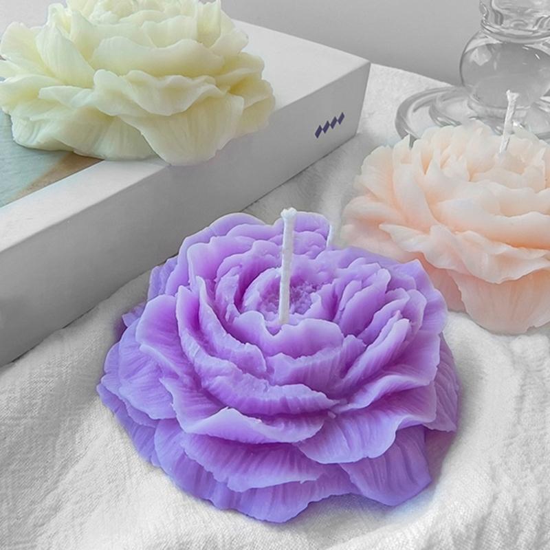 Stereo Peony Mold Resin Epoxy Crafts DIY Ornament Jewelry Candle Making Tool