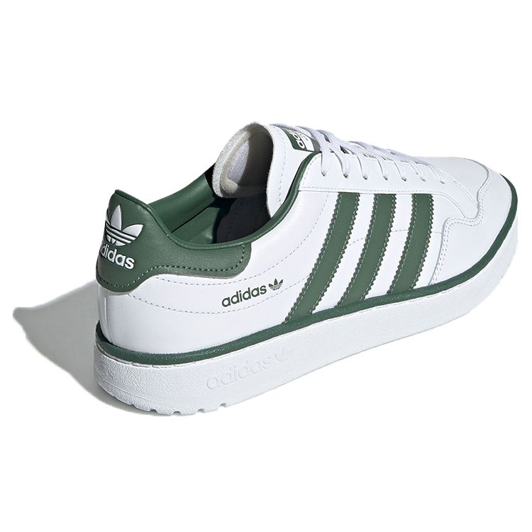 Adidas Originals Team Court Retro Casual Low-Top Sneakers Unisex Sneakers White Black Green FY2720